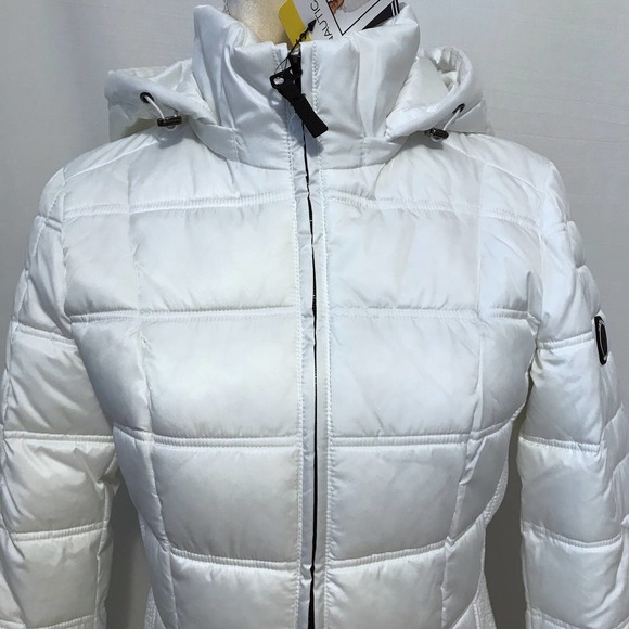 Nautica NWT White Puffer Water Resistant Jacket Women Various - Picture 3 of 16